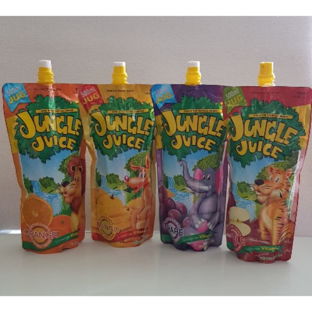 JUNGLE Juice Jug Orange flavor only 500ml Shopee Philippines