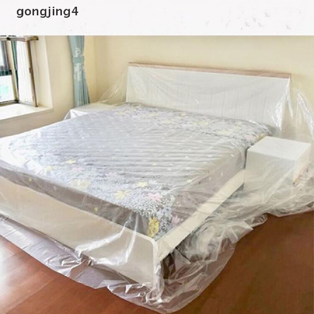 gongjing4 1PC plastic furniture dust cover,Waterproof car dusty bed