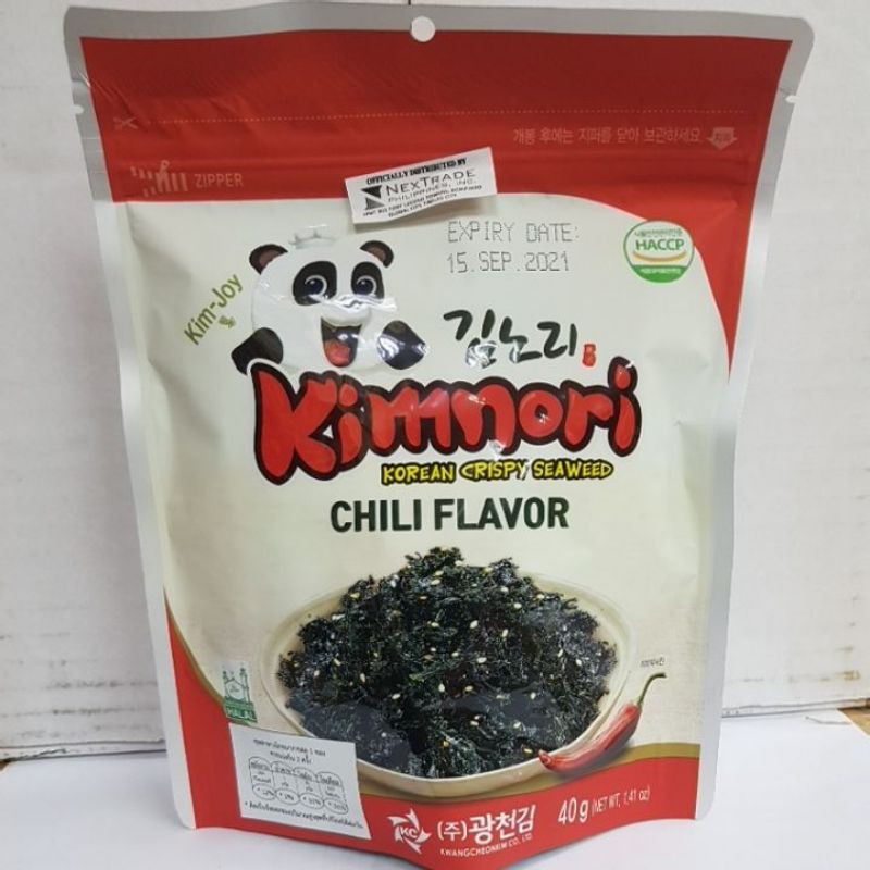 Kimnori Korean Crispy Seaweed Chili Flavor 40g (Halal) Shopee Philippines