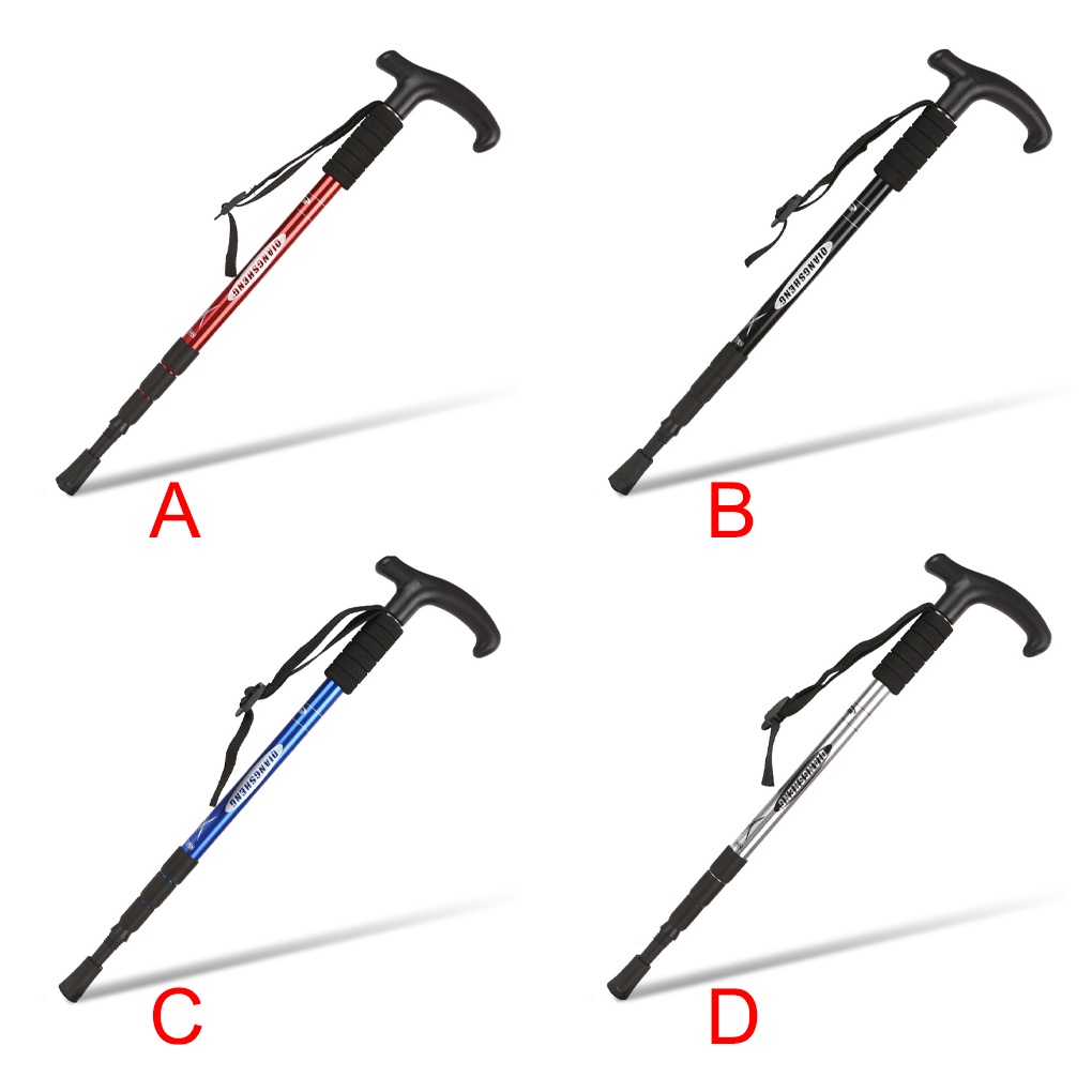 Trekking Poles Adjustable Collapsible Telescopic Retractable Hiking