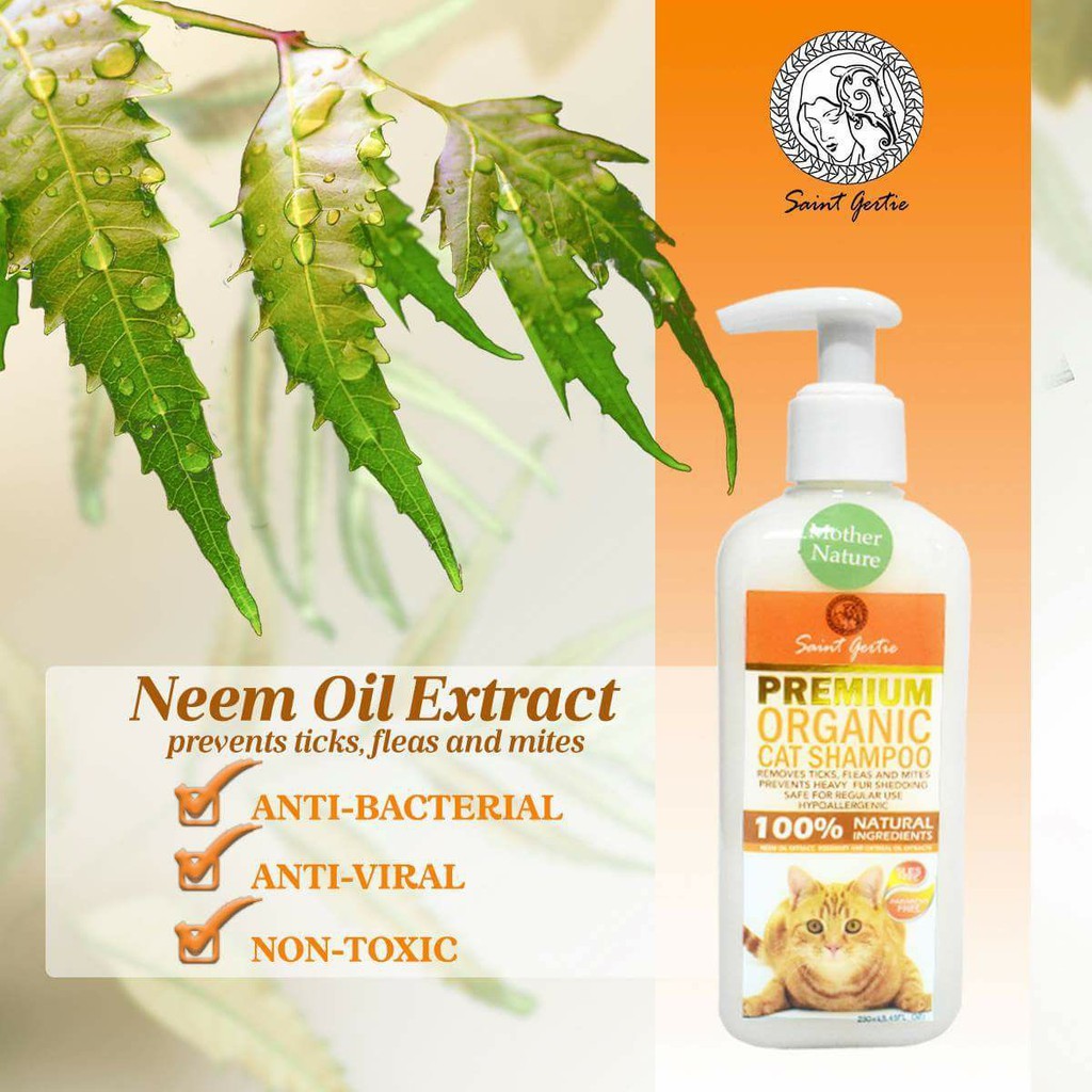 Saint Gertie 250ml Organic Cat Shampoo Shopee Philippines