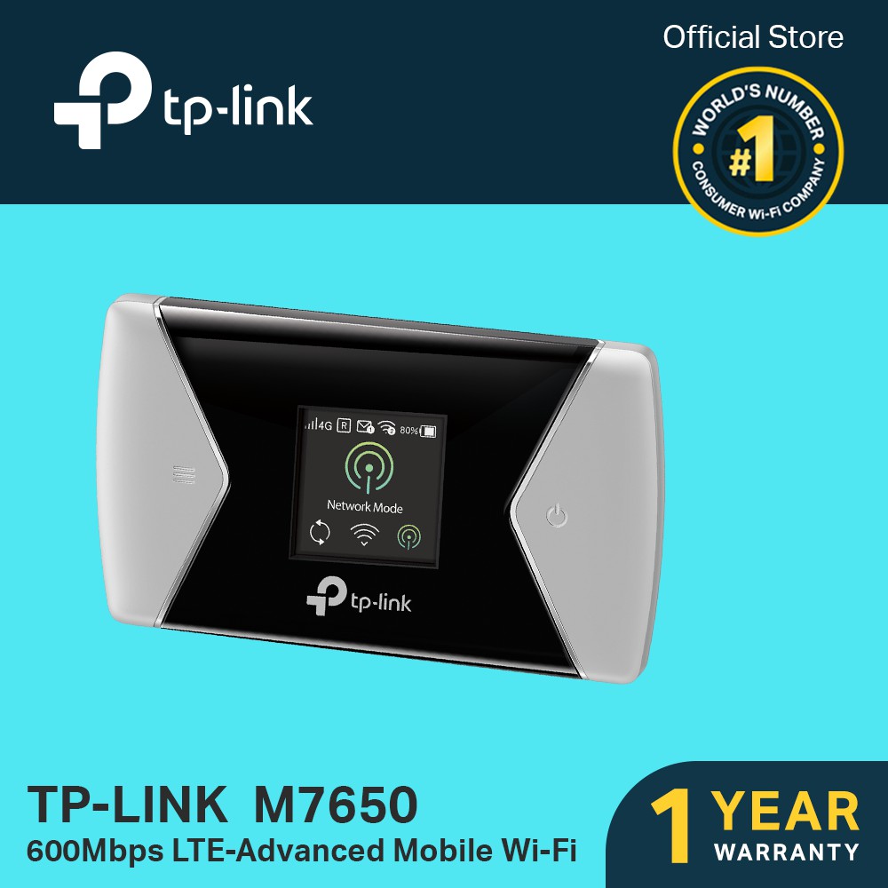 TPLINK M7650 600Mbps LTEAdvanced Mobile WiFi Pocket WiFi Open