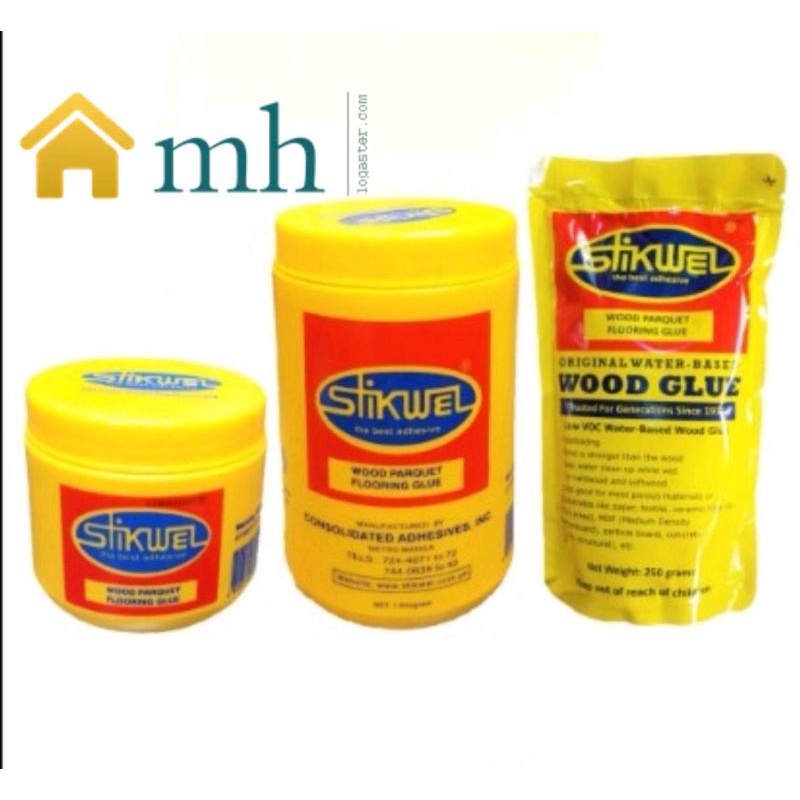 Stikwel Wood parquet Flooring Glue (choose Size 250g 500g and 1kg