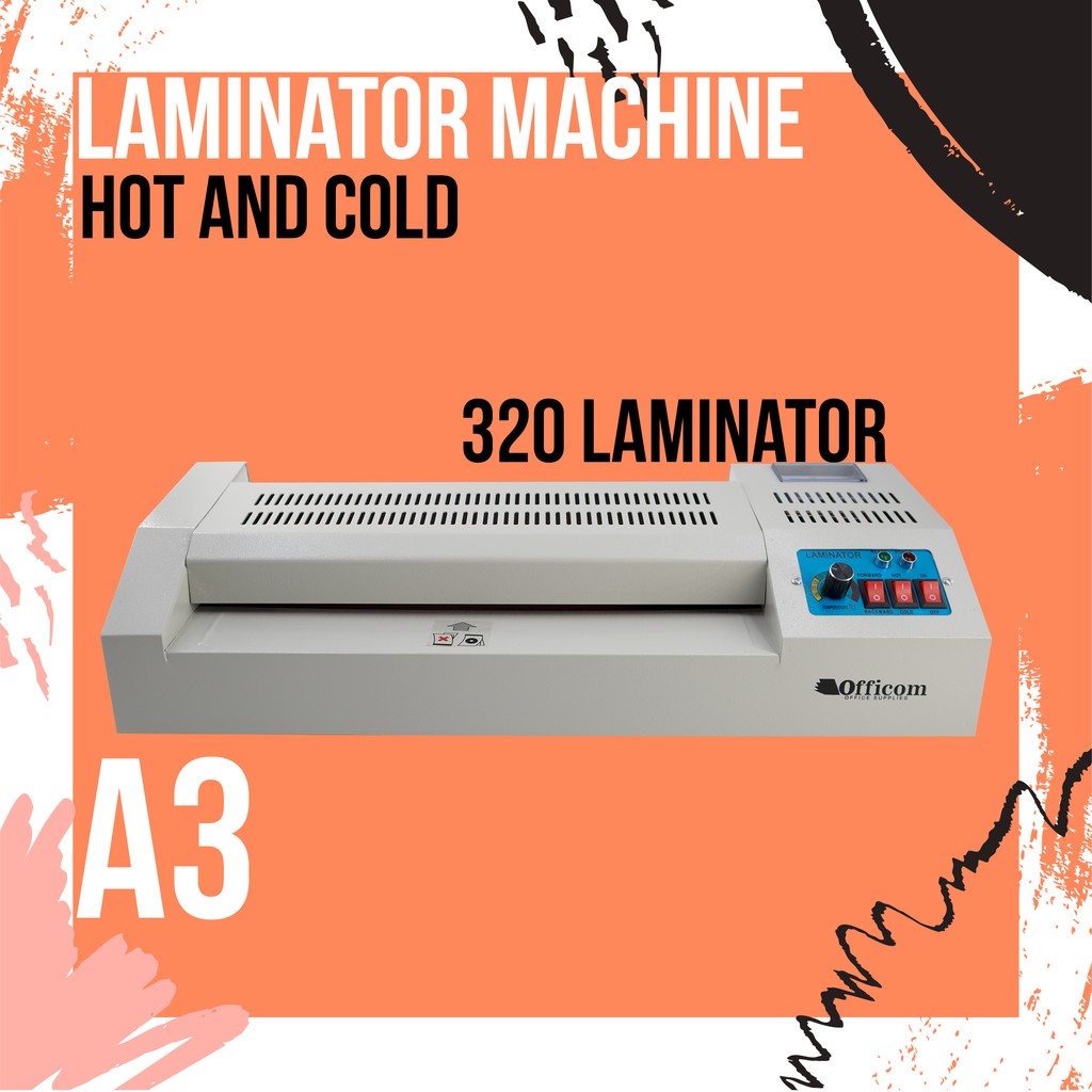 Laminating Machine A3 (Hot/Cold/Reverse) 320 Laminator A3