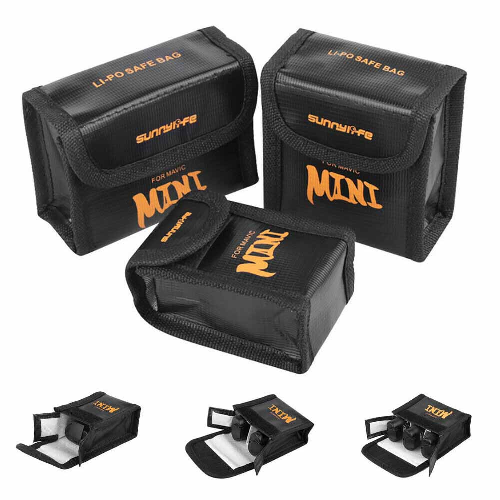 DJI Mavic Mini Mini 2 LiPo Battery Bag Fits 1 2 3pcs Storage Case