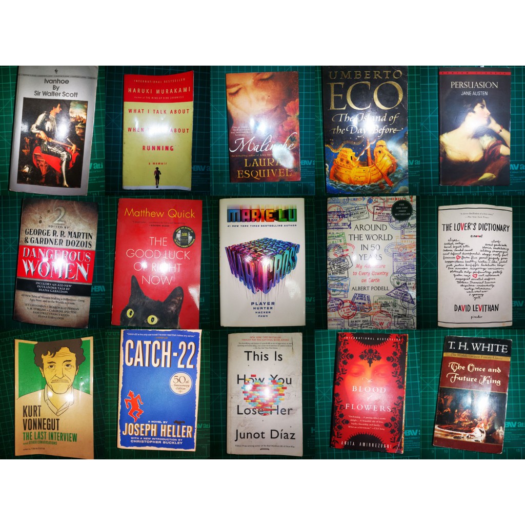 BOOKSALE Batch 12 CHEAP (BestSellers and Classics) Preloved / Used