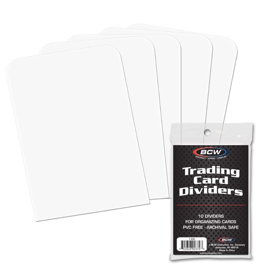 BCW Trading Card Dividers 10 dividers per pack Shopee Philippines