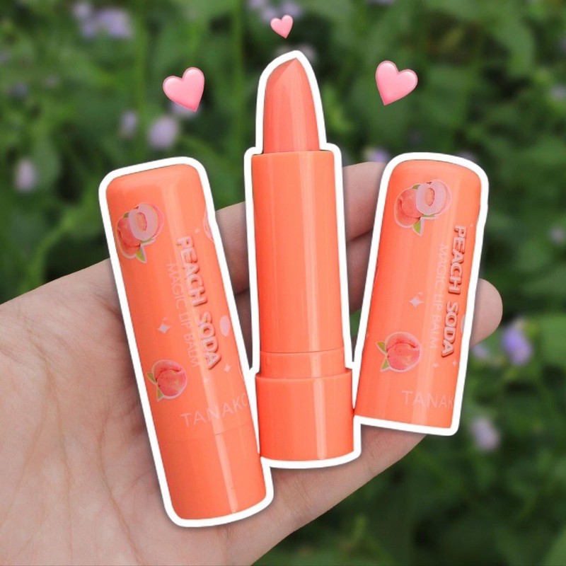 J&r Thailand Original Tanako Peach Magic Lip Balm(Box 12pcs) Shopee