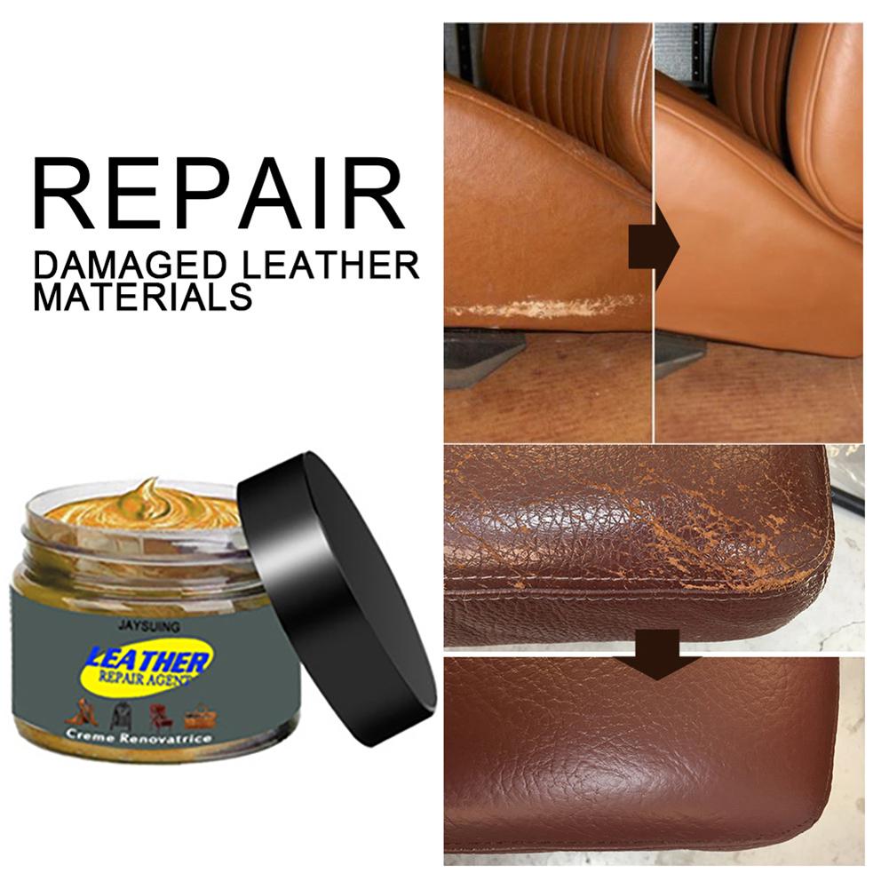 JK2.0+Leather Repair Kits Leather Recoloring Balm For Couches Leather Bags Shoes Sofa