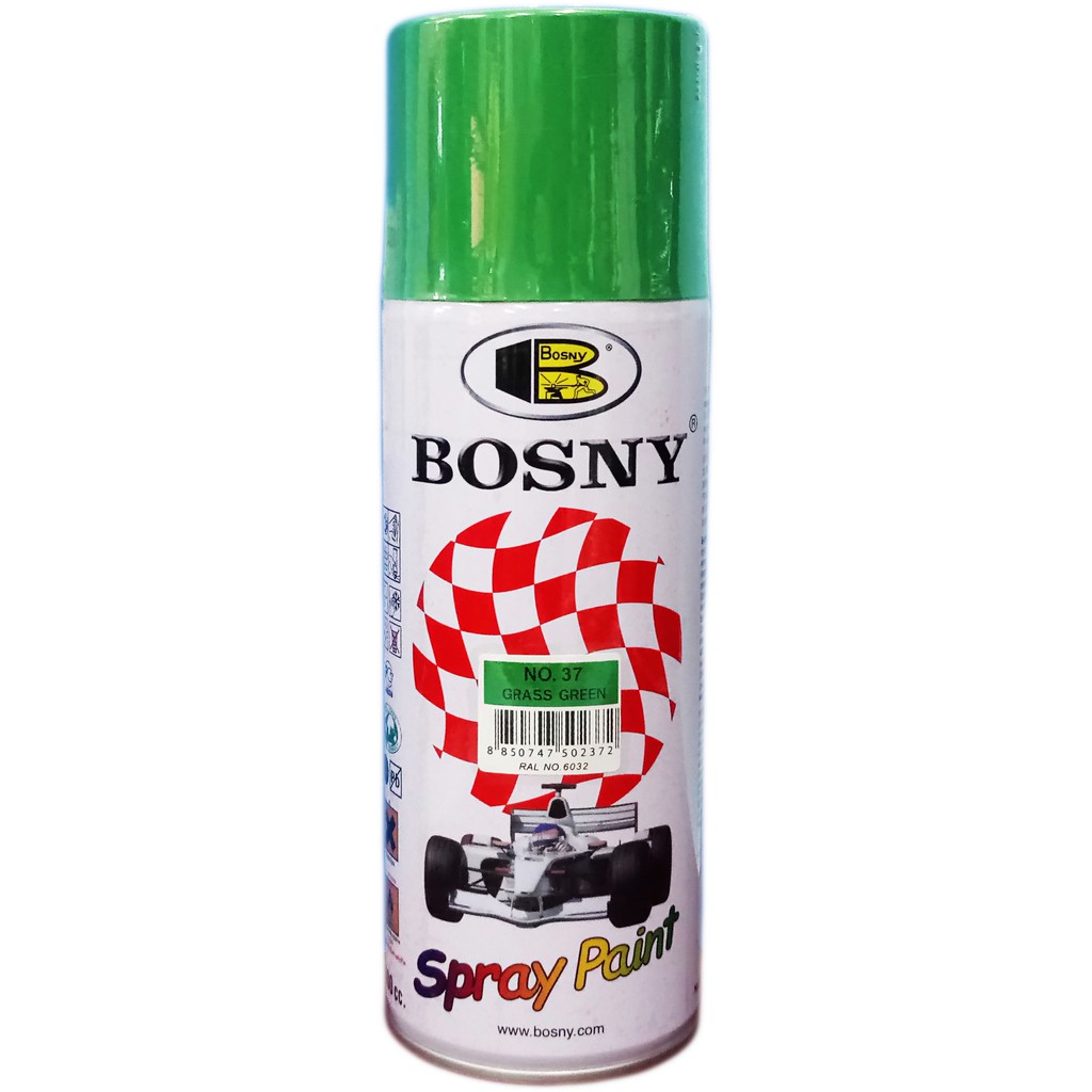 BOSNY SPRAY PAINT GRASS GREEN NO. 37 ( wall paints and coatings