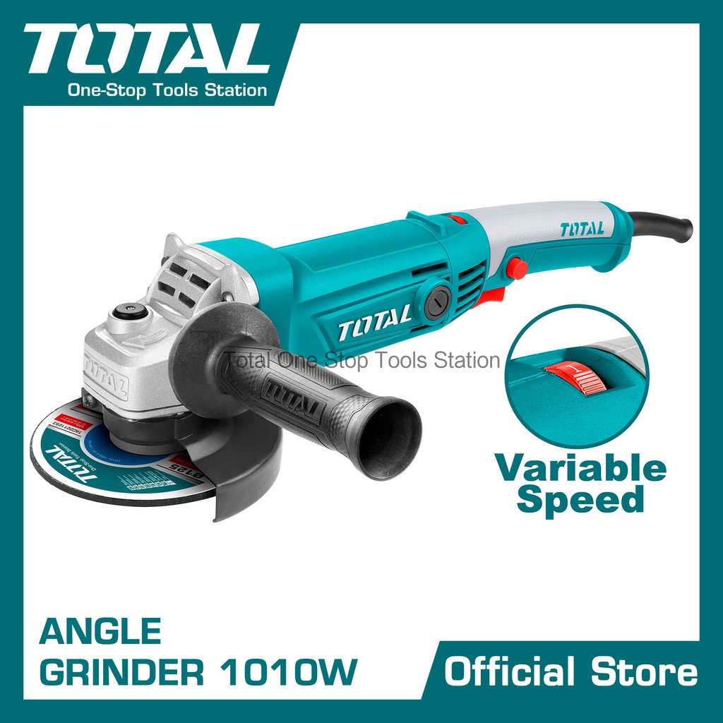 Total Premium Industrial Angle grinder 1010W/1010W (variable) furniture construction cutting