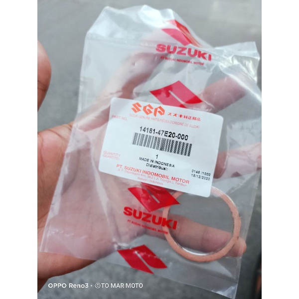 SGP EXHAUST / MUFFLER JOINT GASKET RAIDER 150 CARB / FI Shopee