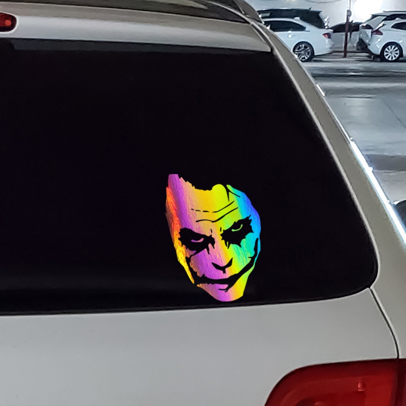 Joker Reflective Car Sticker Fashion Car Body Window Bumper Waterproof