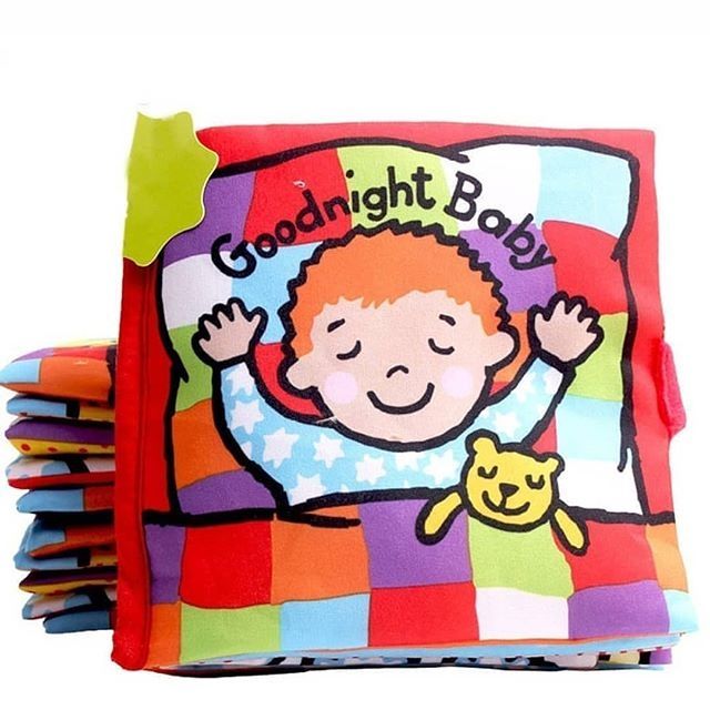 Goodnight baby cloth book educational soft book Shopee