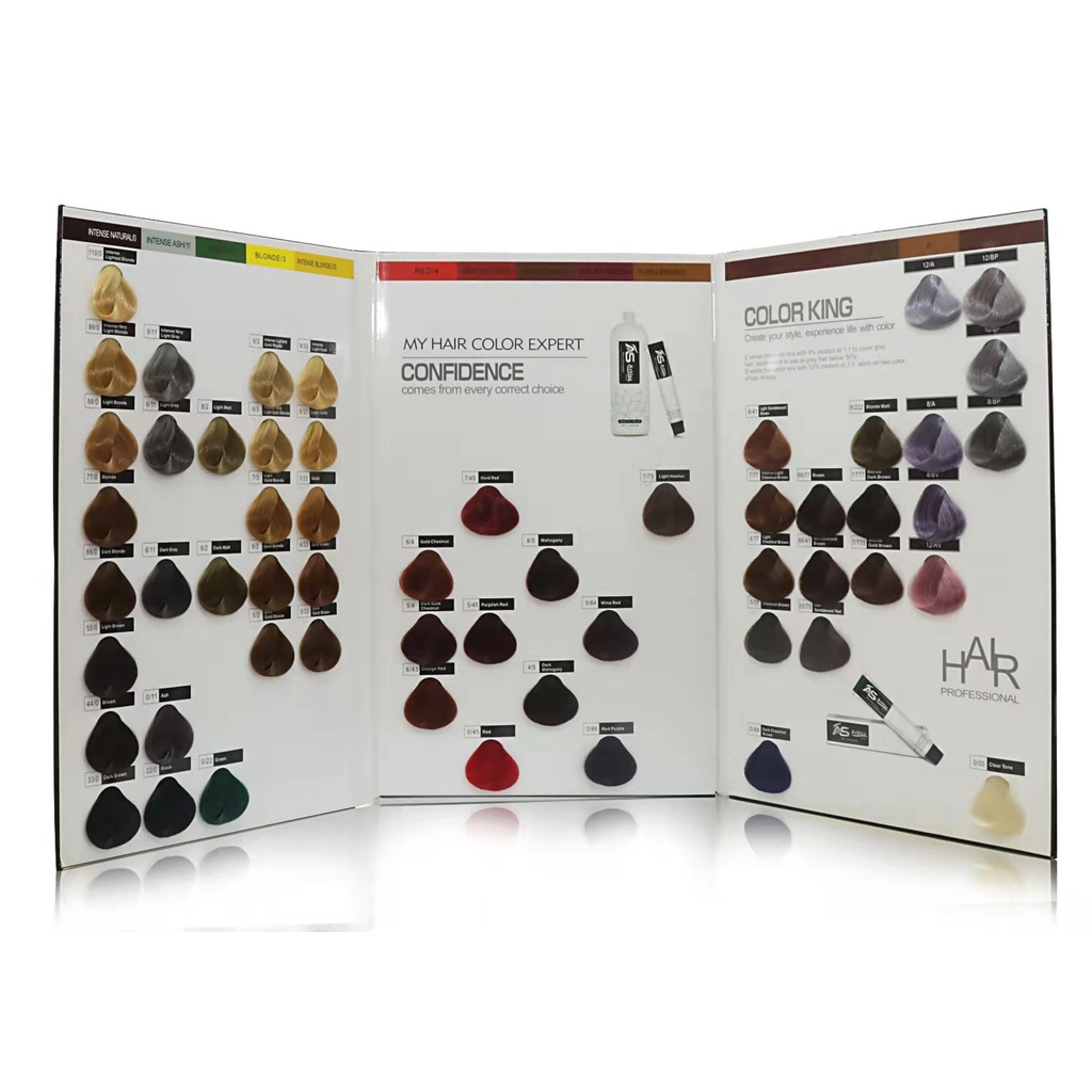 Ashley Shine Hair Color Chart available in 56 Shades color chart1