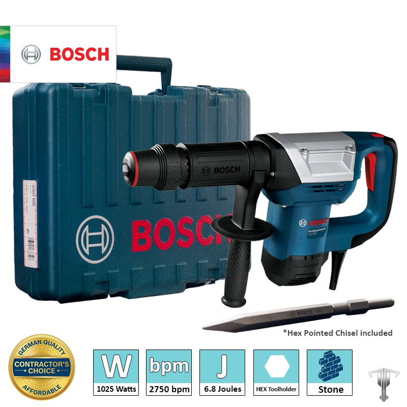 Bosch GSH 500 Professional Hex Demolition Hammer Shopee Philippines