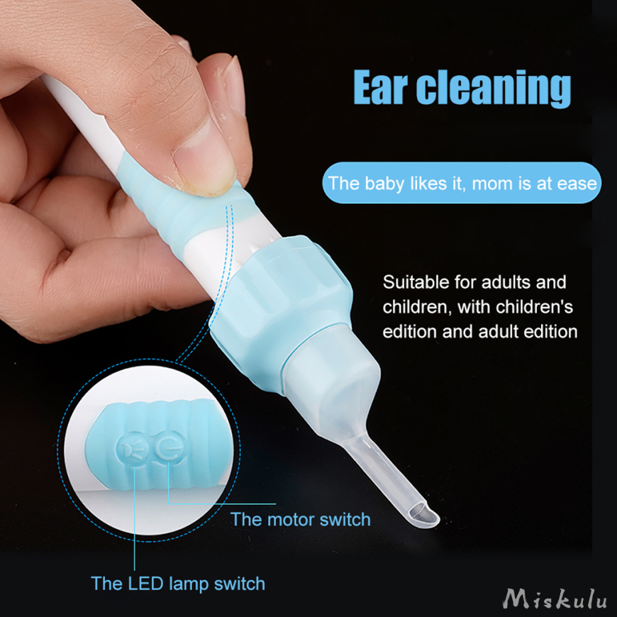 Ear Cleaner, Ear Wax Removal Kit, Portable Automatic Electric Vacuum