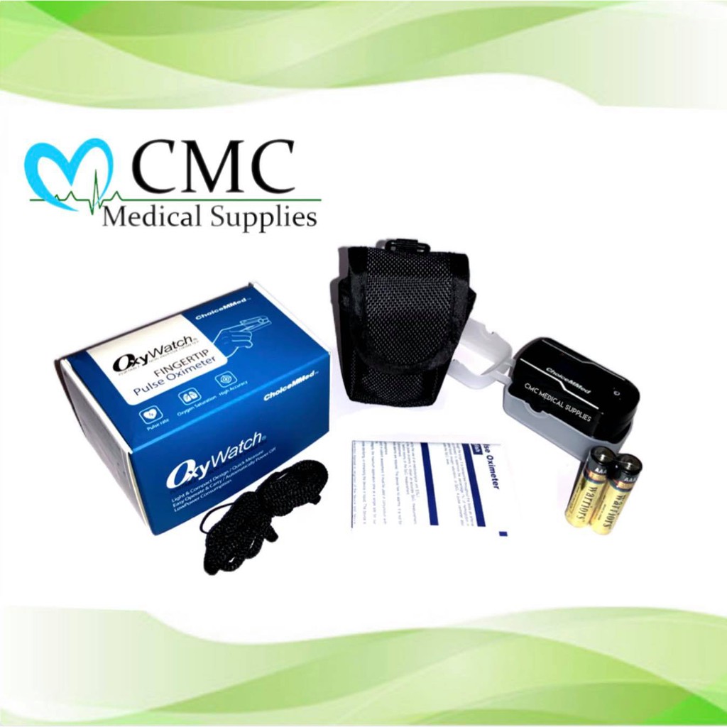 Pulse Oximeter Adult (OxyWatch by ChoiceMMed) Shopee Philippines