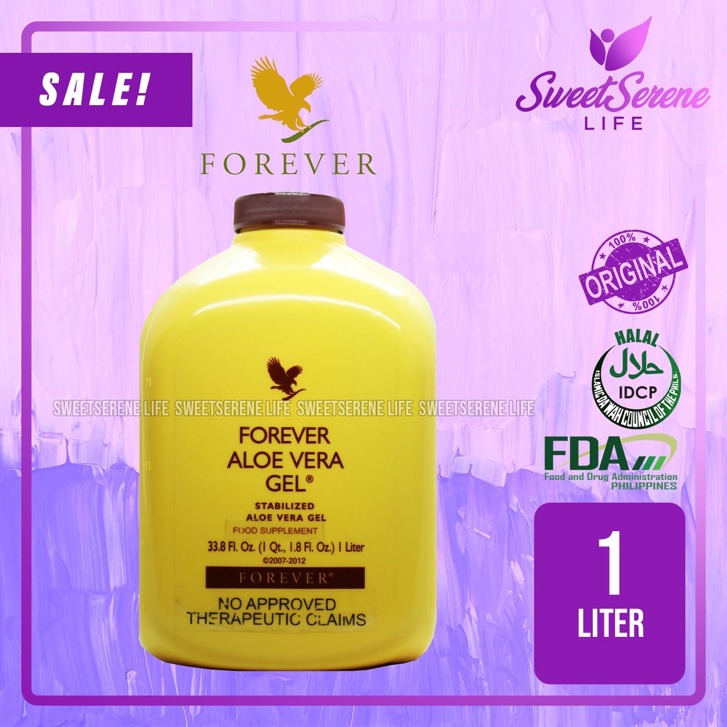 Forever Aloe Vera Gel (1Liter) (1Pc) Stabilized Aloe Vera Gel FOOD