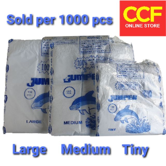 Sando Plastic Bag 1000 pieces Jumper ORIGINAL Shopee Philippines