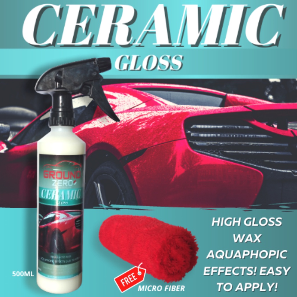 Ground Zero Ceramic Gloss Wax Hydrophobic Wax 500ML aquaphobic wax