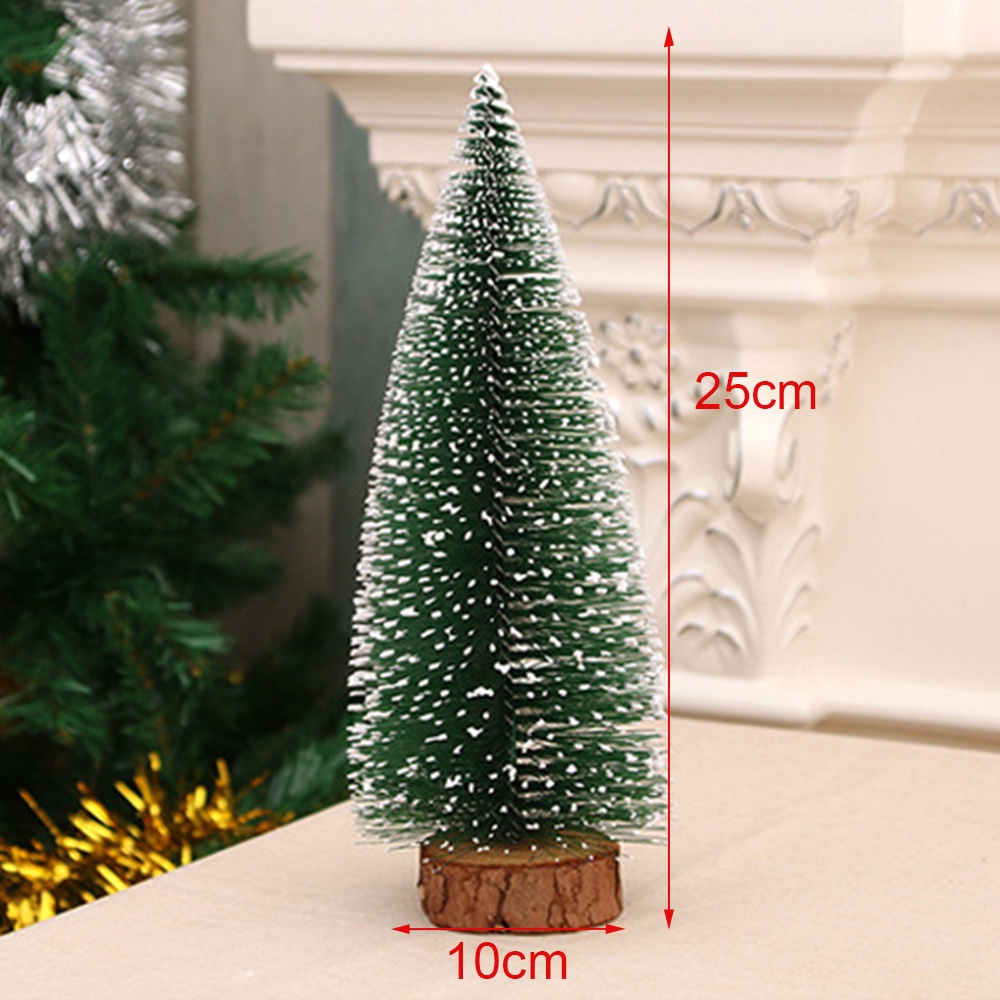 4 Miniature Christmas Tree Assembled Desk Decorations 国際ブランド