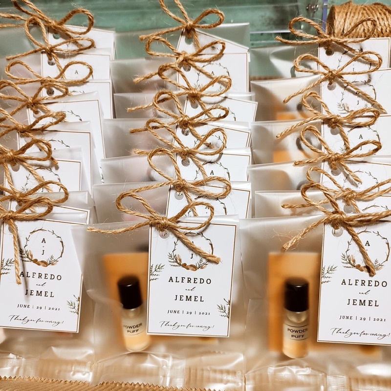 Wedding Birthday Debut Christening Souvenirs and Giveaways 3ml Perfume