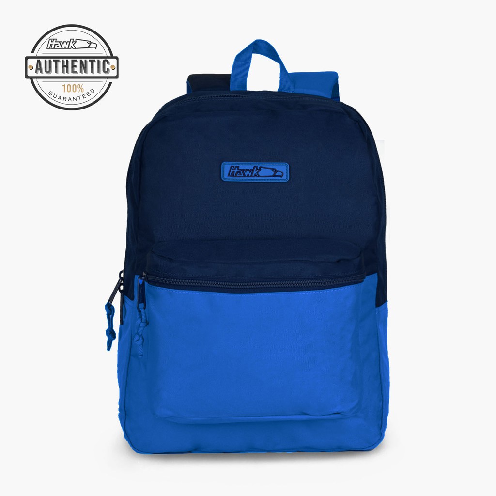 Hawk 4897 Backpack (Navy Blue/Royal Blue) Shopee Philippines