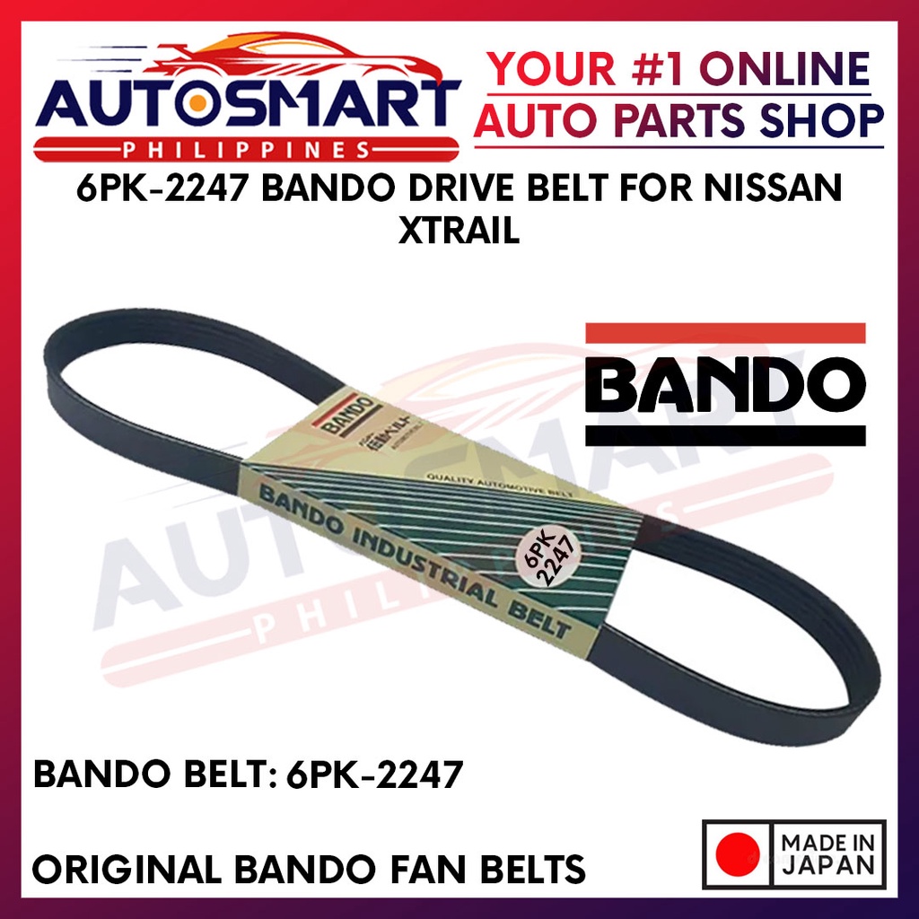 6PK2247 Bando Drive Belt For Nissan Xtrail Shopee Philippines