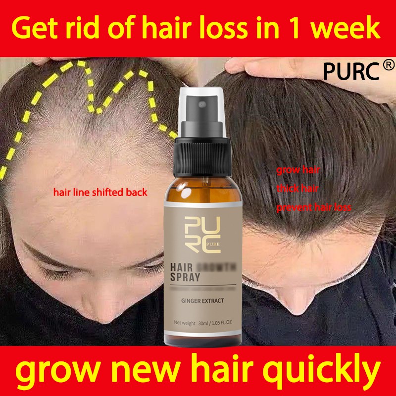 In Stock PURC Hair Growth Serum 30ml Hair & Scalp Treatments Anti Hair
