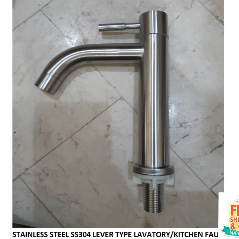 Stainless ss304 Lavatory Faucet Bathroom Heavy Duty Shopee Philippines