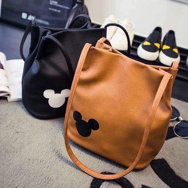 Mickey Mouse Leather Shoulder/Sling Bag Shopee Philippines