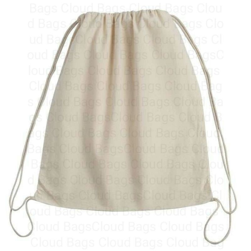 Plain Canvas Drawstring Bag [COD] Shopee Philippines