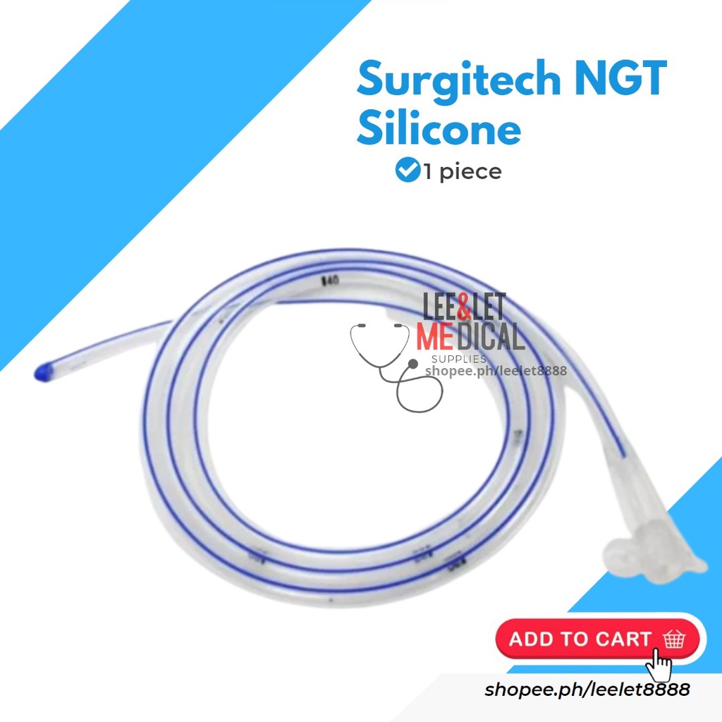 Surgitech NGT Silicone (Nasogastric Tube) Shopee Philippines