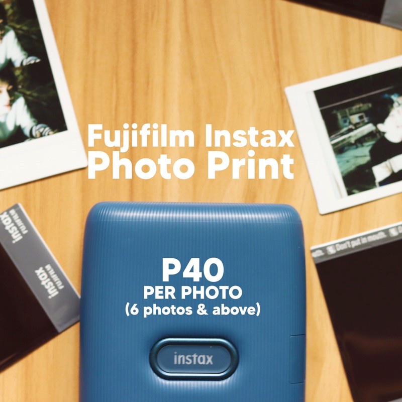Instax Polaroid Photo Printing Service Shopee Philippines