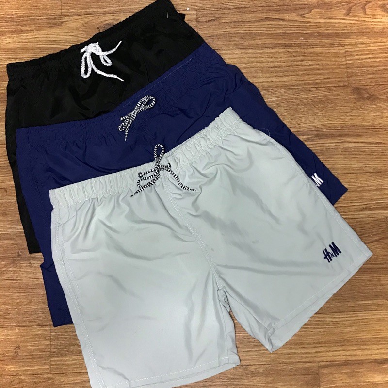 H&amp;M Board Shorts / Plain / Taslan / Summer Swim Muscle shorts/ Gym