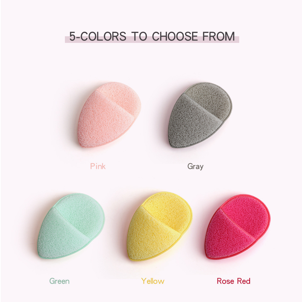 Water Drop Shape Sponge Handplugged Face Wash Nonlatex Soaking Water