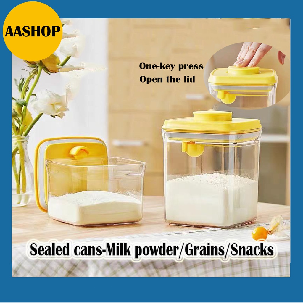 Milk storage container Air Tight Milk Powder Container with Scraper