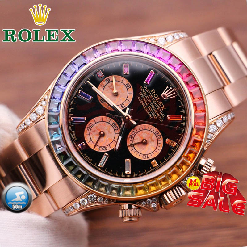 ROLEX Watch Women Pawnable Orginal Gold Waterproof ROLEX Daytona Watch