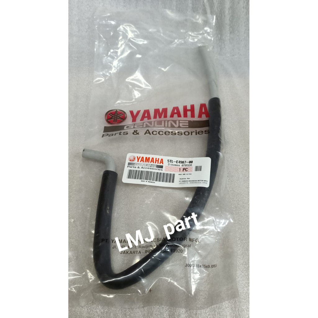 Yamaha Black Breather Hose 5TLE498700 for Mio Sporty 5TL/Mio Smile