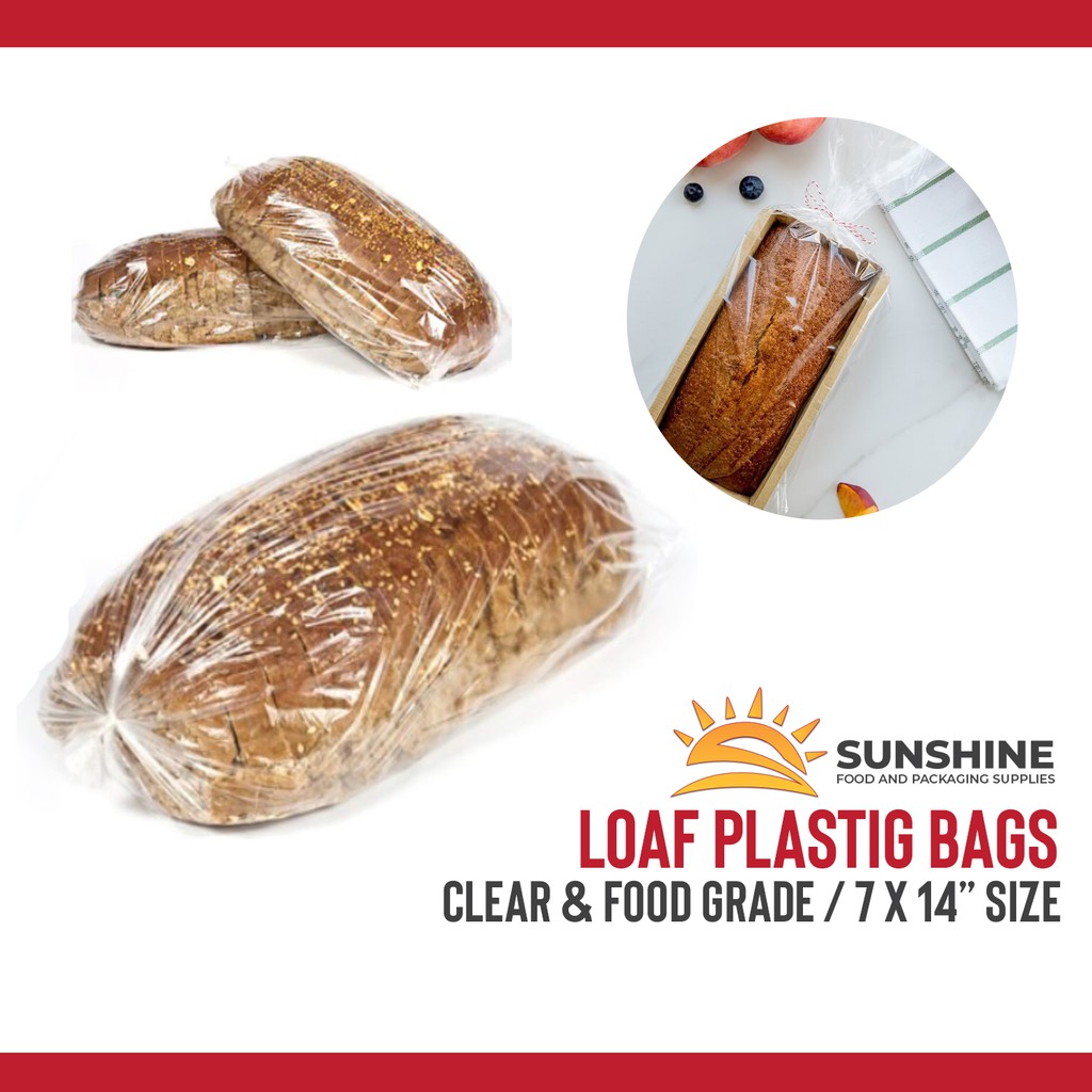 100pcs Bread Loaf Plastic Bag Package Wrapper Shopee Philippines