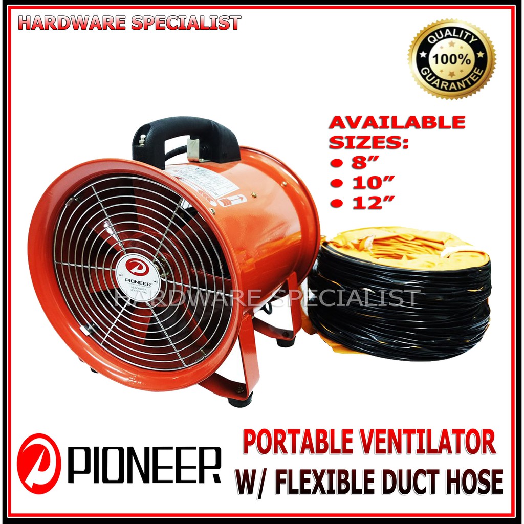 Portable Ventilator Pioneer with Flexible Duct Hose Shopee Philippines