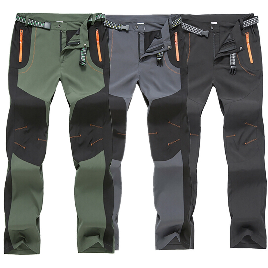 Hiking Pants for Men Plus Size Slim Fit Waterproof Tactical Outdoor