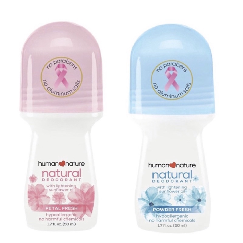 HUMAN NATURE Deodorant RollOn; 50ML Shopee Philippines