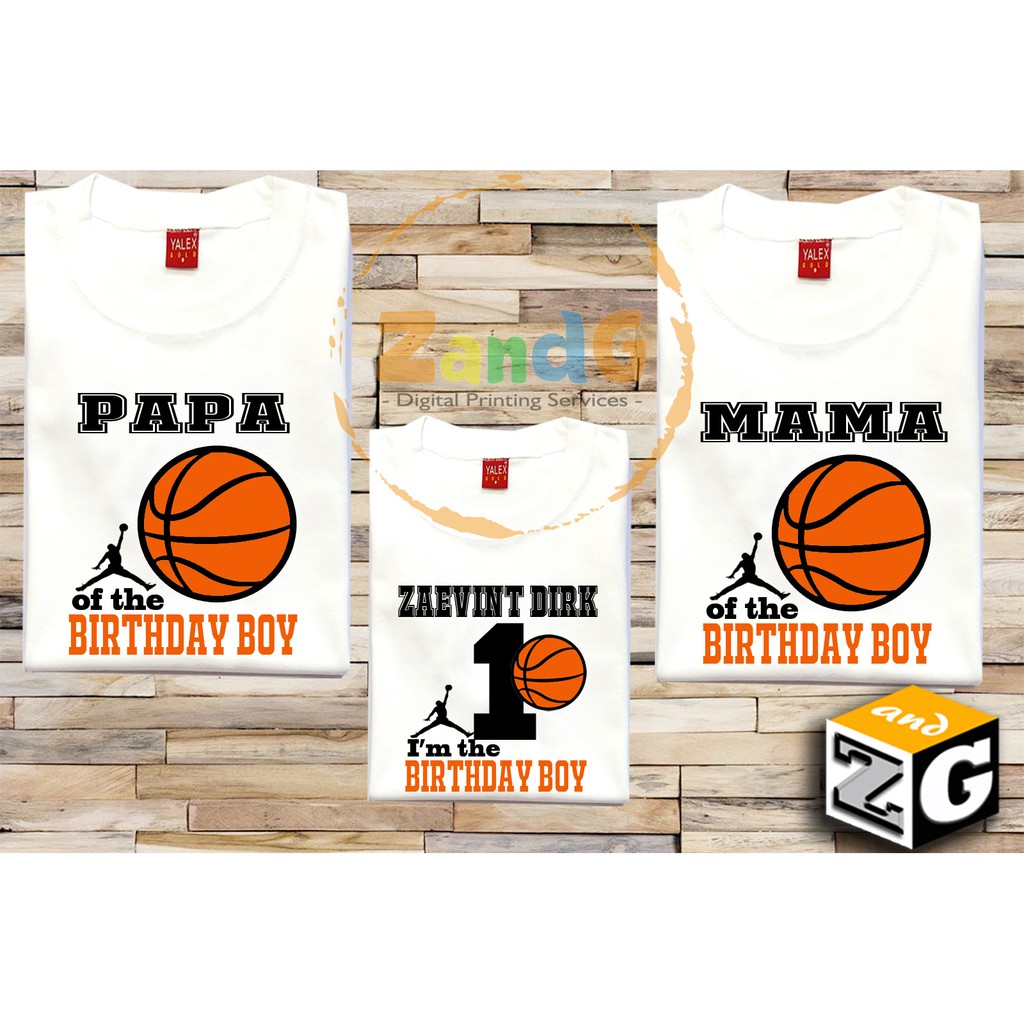 Basketball Family Shirt Shopee Philippines