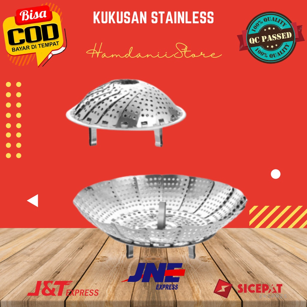 Flexible Stainless Steamer (16 to 26cm) Multipurpose Steamer Kitchen