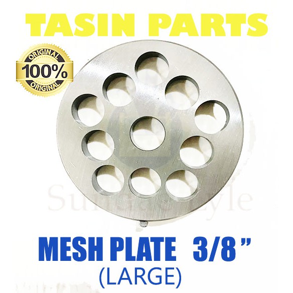 Tasin Mesh Plate for Meat Grinder Spare Parts Round LARGE OR 3/8" MESH