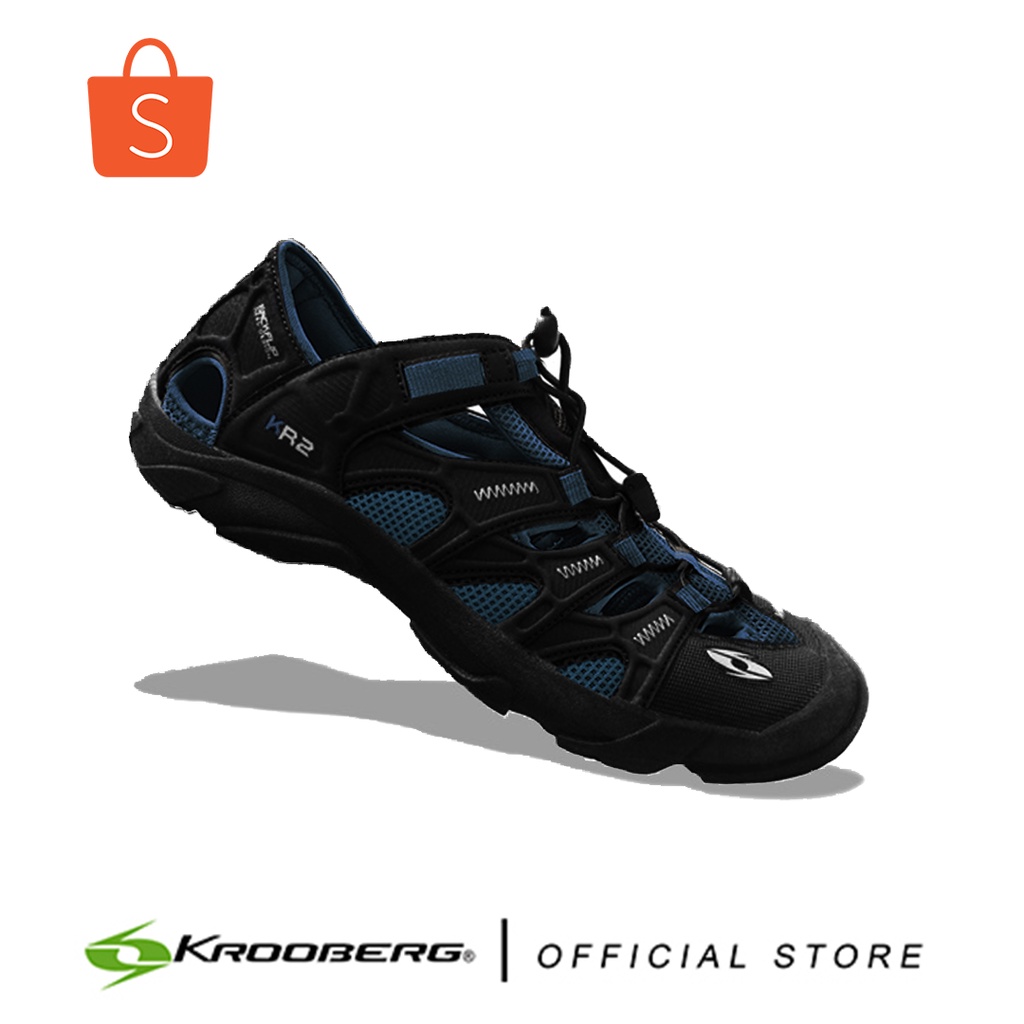 Krooberg Rambler 2 Men's trekking shoes Black/Asphalt Blue Shopee