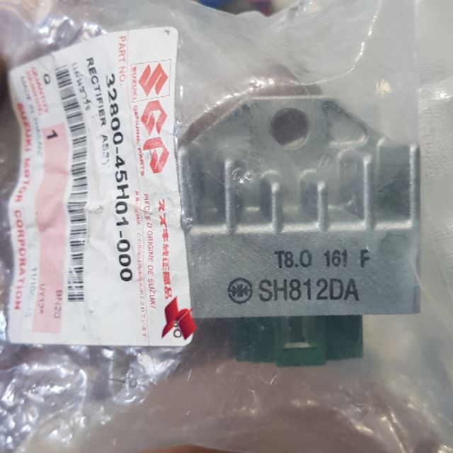 Suzuki Regulator (Rectifier) For R150, Smash, Skydrive Shopee Philippines