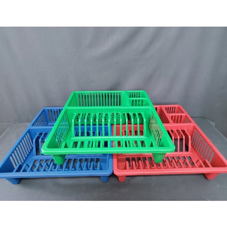 Large Plastic Dish Drainer Holder Rack Tray Tidy Plates Cutlery Sink Organiser Shopee Philippines